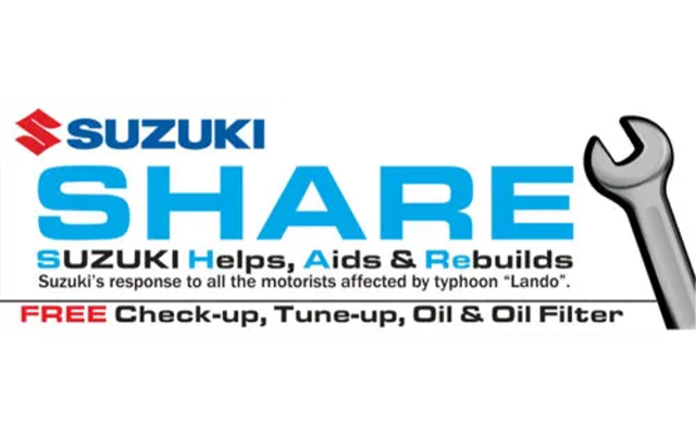 Suzuki Reaches to our Kababayans Affected by Typhoon Lando