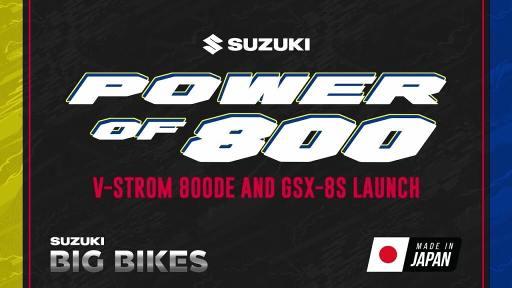 Suzuki Power of 800 | V-STROM 800DE and GSX 8S Launch