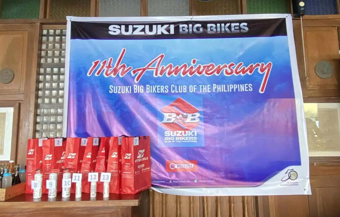 Suzuki Big Bikers Celebrate 11th Anniversary with Unity Ride to Batangas