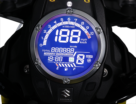 Inverted Multi-Functional Digital Instrument Panel