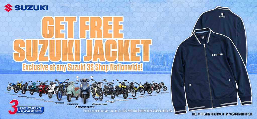 3S Shop Jacket Promo with suzuki logo Mobile