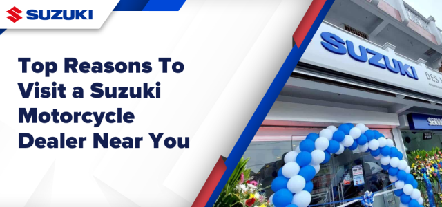 Top Reasons To Visit a Suzuki Motorcycle Dealer Near You